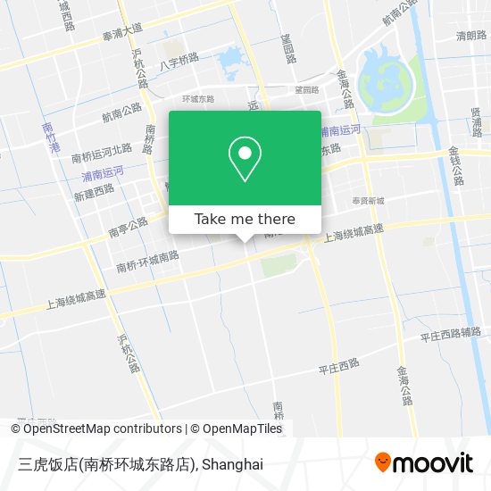 三虎饭店(南桥环城东路店) map