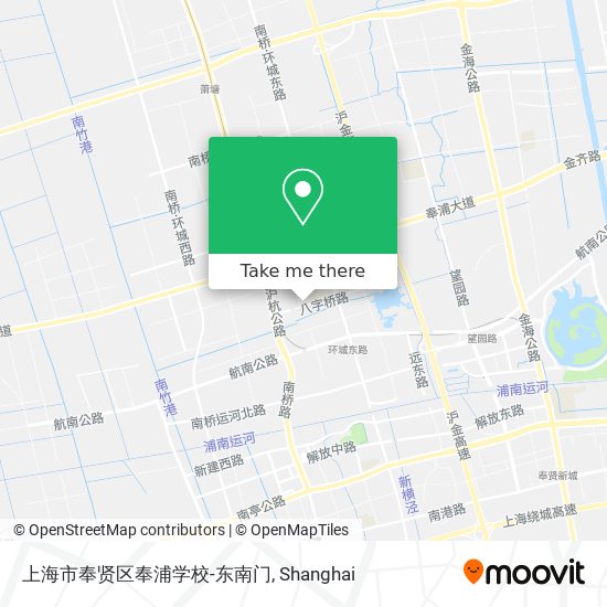 上海市奉贤区奉浦学校-东南门 map