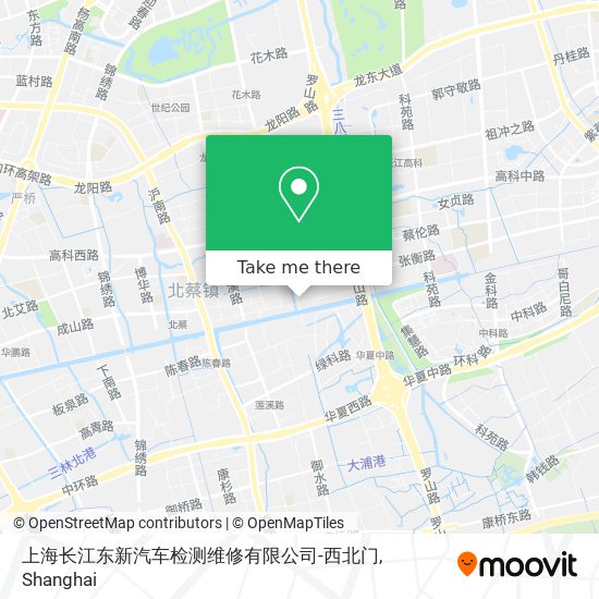 上海长江东新汽车检测维修有限公司-西北门 map