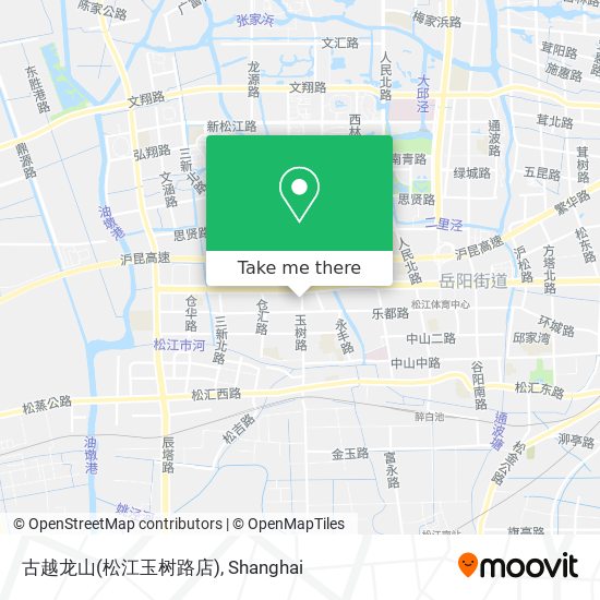 古越龙山(松江玉树路店) map