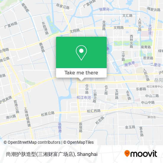 尚潮护肤造型(三湘财富广场店) map