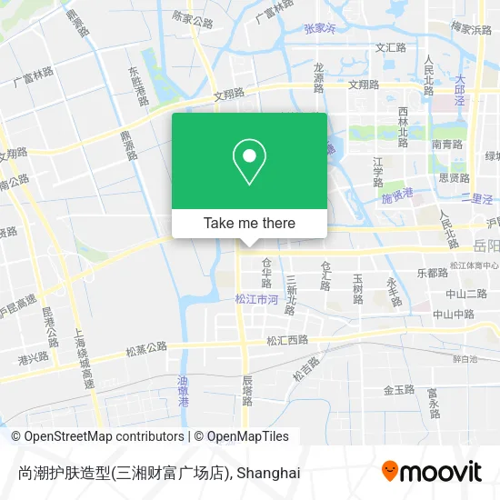 尚潮护肤造型(三湘财富广场店) map