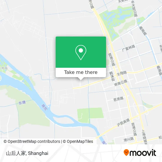 山后人家 map