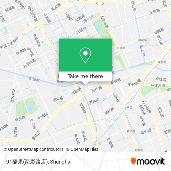 91酷果(疏影路店) map