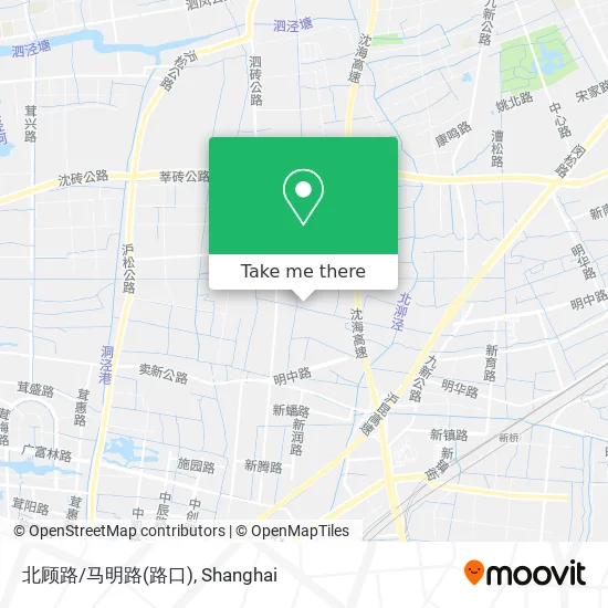 北顾路/马明路(路口) map