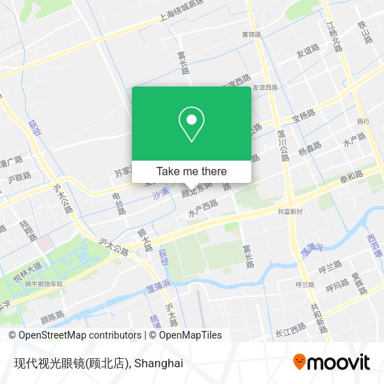现代视光眼镜(顾北店) map