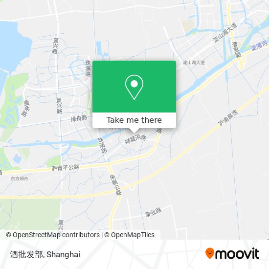 酒批发部 map