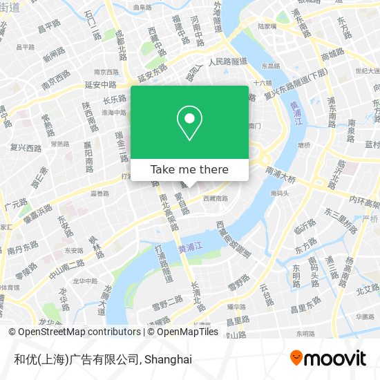 和优(上海)广告有限公司 map