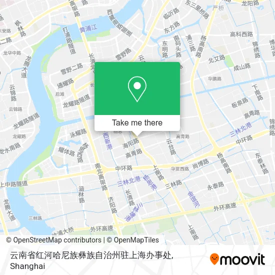 云南省红河哈尼族彝族自治州驻上海办事处 map