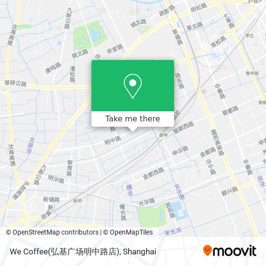 We Coffee(弘基广场明中路店) map