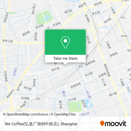 We Coffee(弘基广场明中路店) map