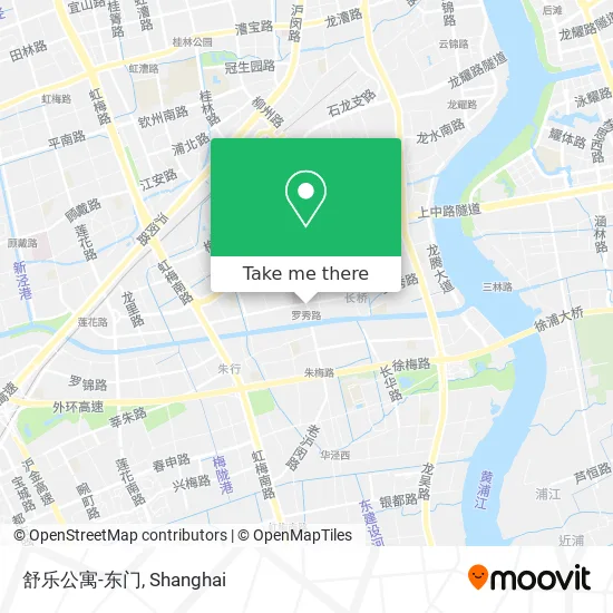 舒乐公寓-东门 map