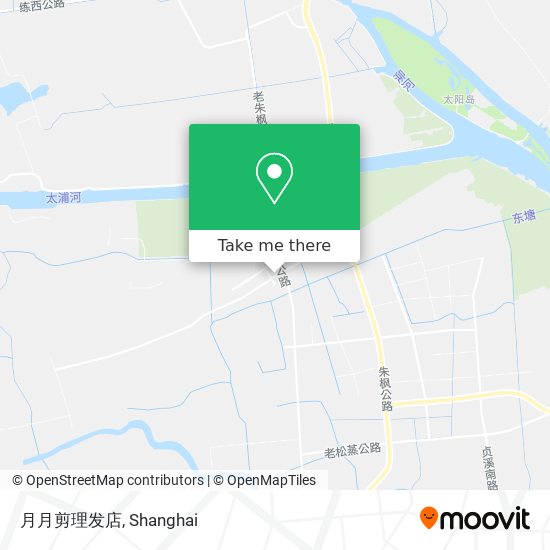 月月剪理发店 map