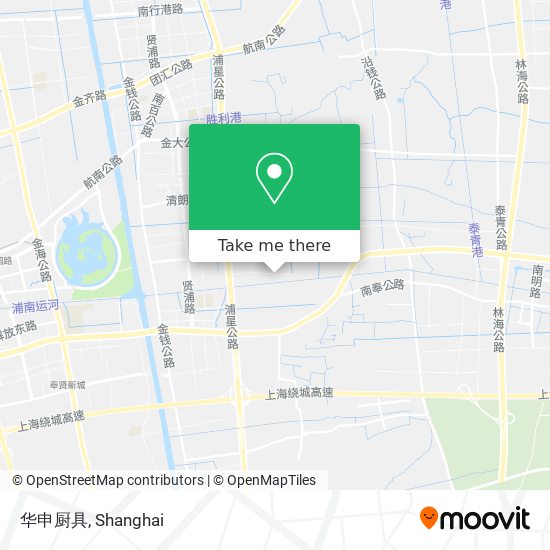 华申厨具 map