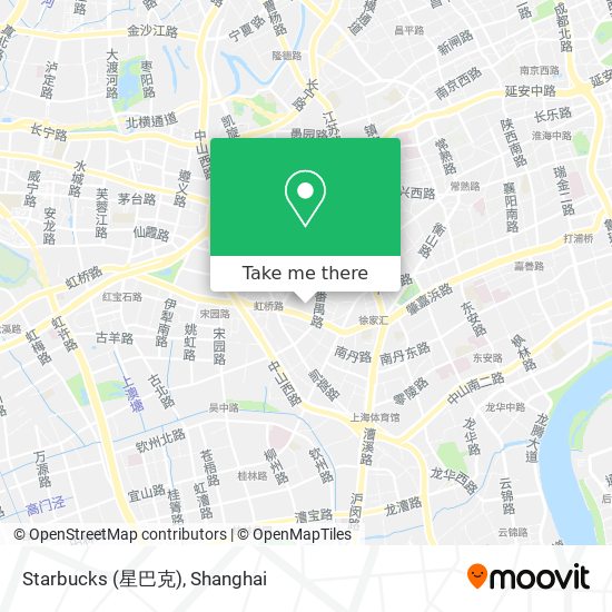 Starbucks (星巴克) map