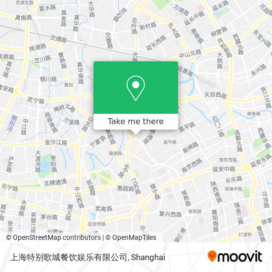 上海特别歌城餐饮娱乐有限公司 map