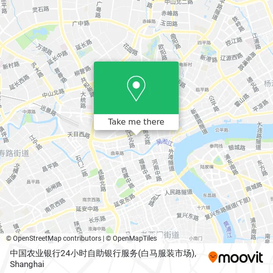 中国农业银行24小时自助银行服务(白马服装市场) map