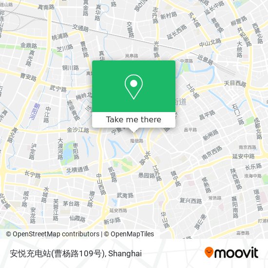 安悦充电站(曹杨路109号) map