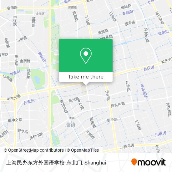 上海民办东方外国语学校-东北门 map