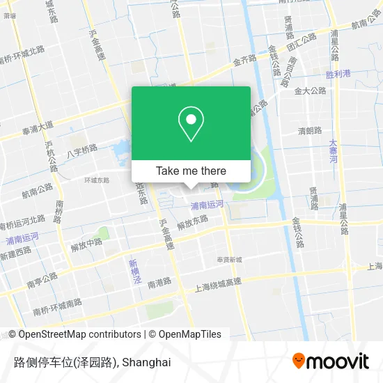 路侧停车位(泽园路) map
