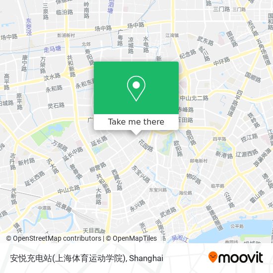 安悦充电站(上海体育运动学院) map