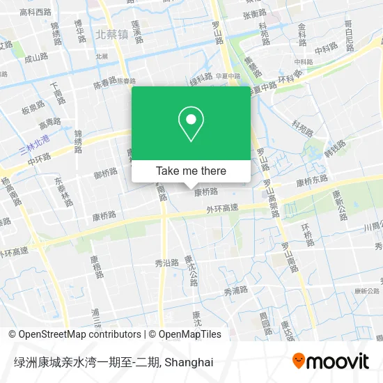 绿洲康城亲水湾一期至-二期 map