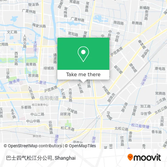 巴士四气松江分公司 map