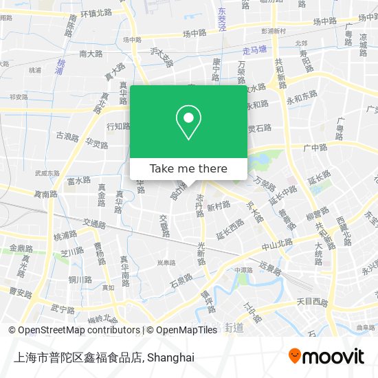 上海市普陀区鑫福食品店 map