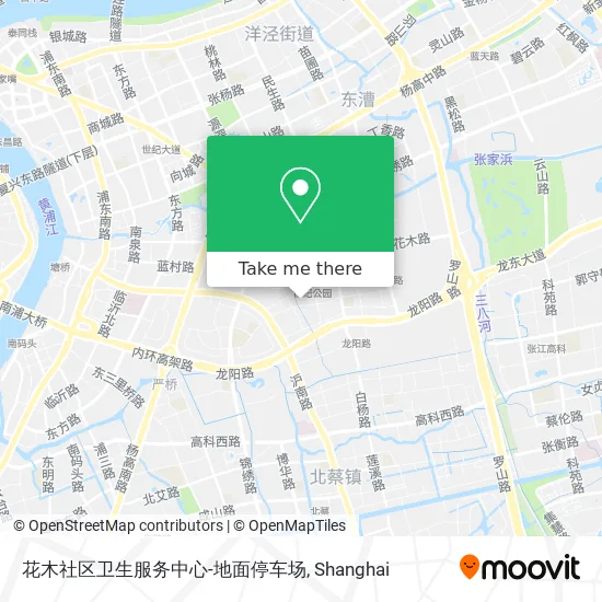 花木社区卫生服务中心-地面停车场 map