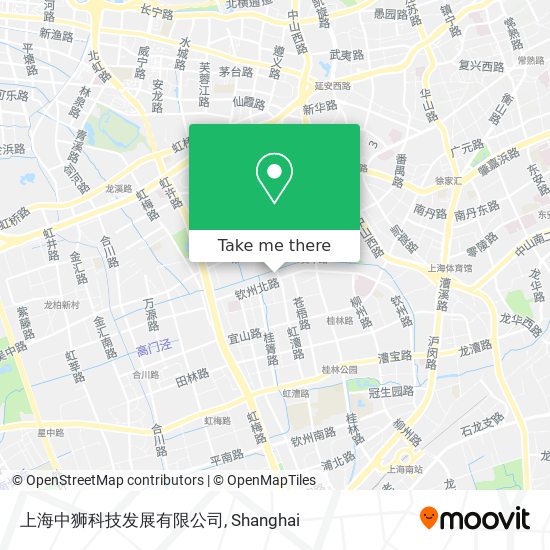 上海中狮科技发展有限公司 map