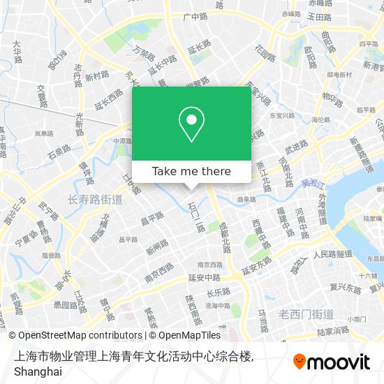 上海市物业管理上海青年文化活动中心综合楼 map