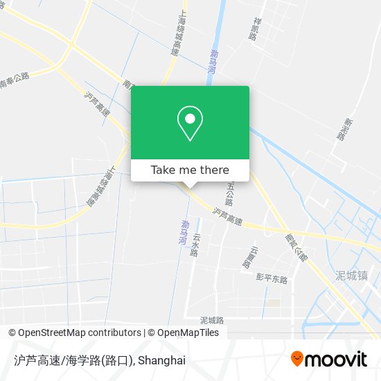 沪芦高速/海学路(路口) map