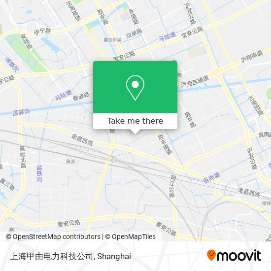 上海甲由电力科技公司 map