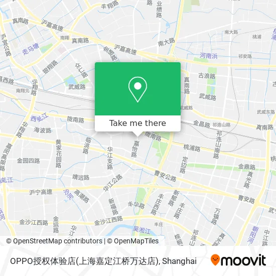 OPPO授权体验店(上海嘉定江桥万达店) map