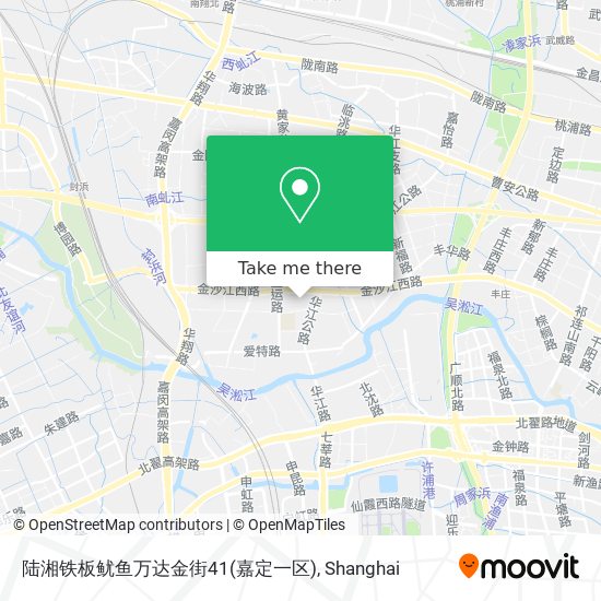陆湘铁板鱿鱼万达金街41(嘉定一区) map