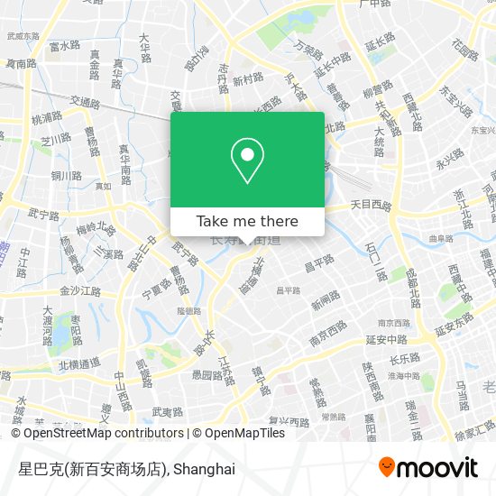 星巴克(新百安商场店) map