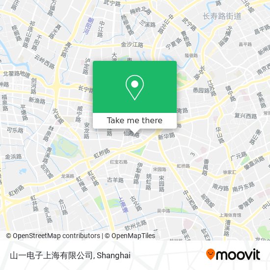 山一电子上海有限公司 map