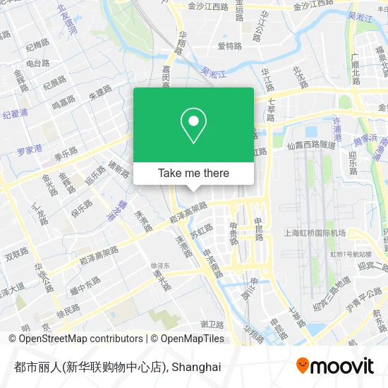 都市丽人(新华联购物中心店) map