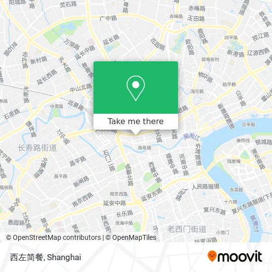 西左简餐 map