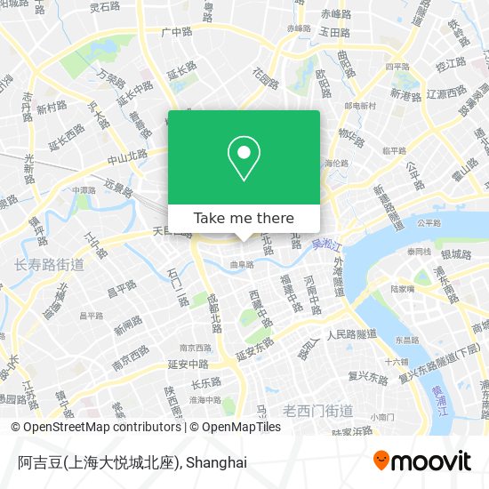 阿吉豆(上海大悦城北座) map