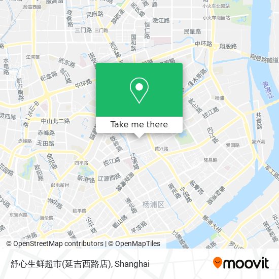 舒心生鲜超市(延吉西路店) map
