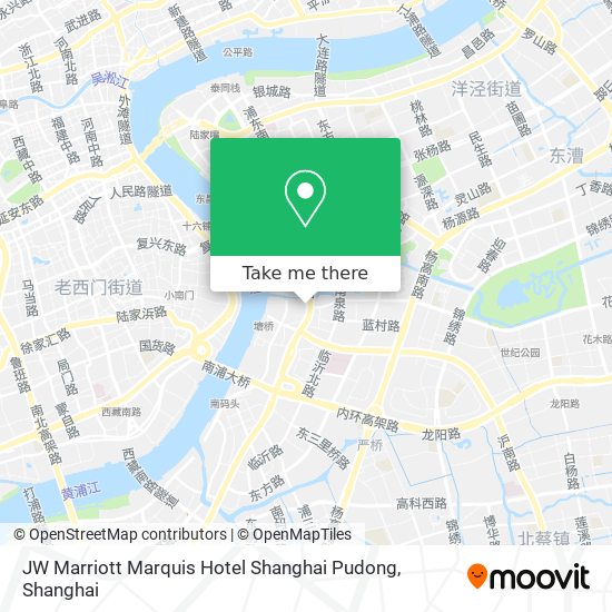 JW Marriott Marquis Hotel Shanghai Pudong map