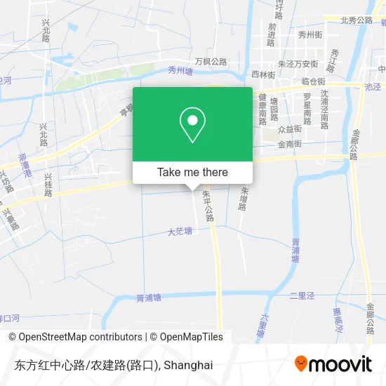 东方红中心路/农建路(路口) map