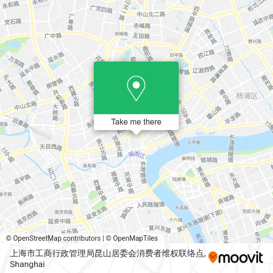 上海市工商行政管理局昆山居委会消费者维权联络点 map