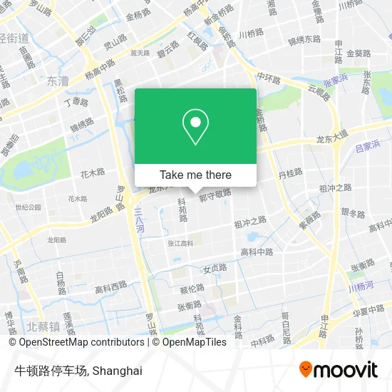 牛顿路停车场 map