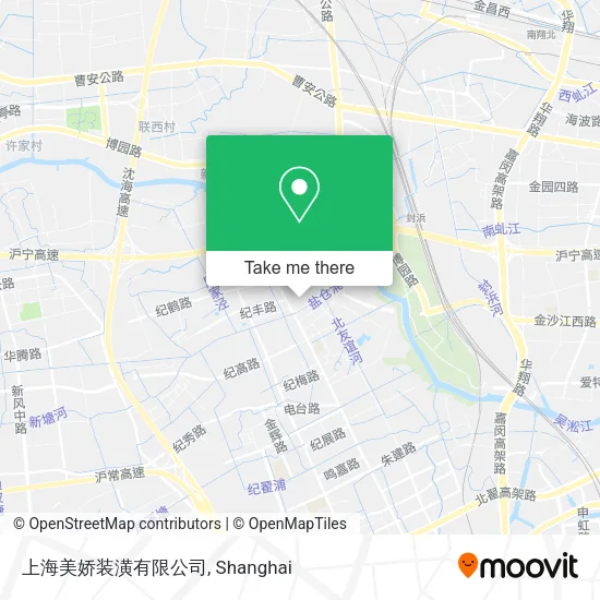 上海美娇装潢有限公司 map