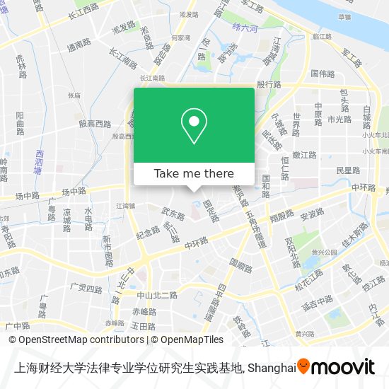 上海财经大学法律专业学位研究生实践基地 map