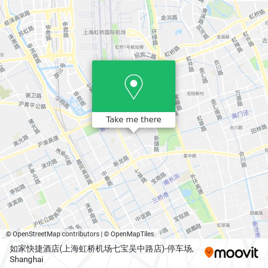 如家快捷酒店(上海虹桥机场七宝吴中路店)-停车场 map