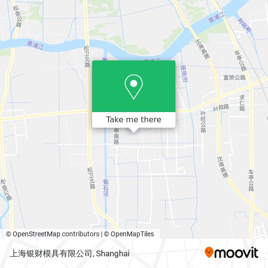 上海银财模具有限公司 map