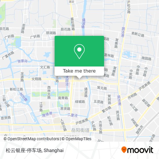 松云银座-停车场 map